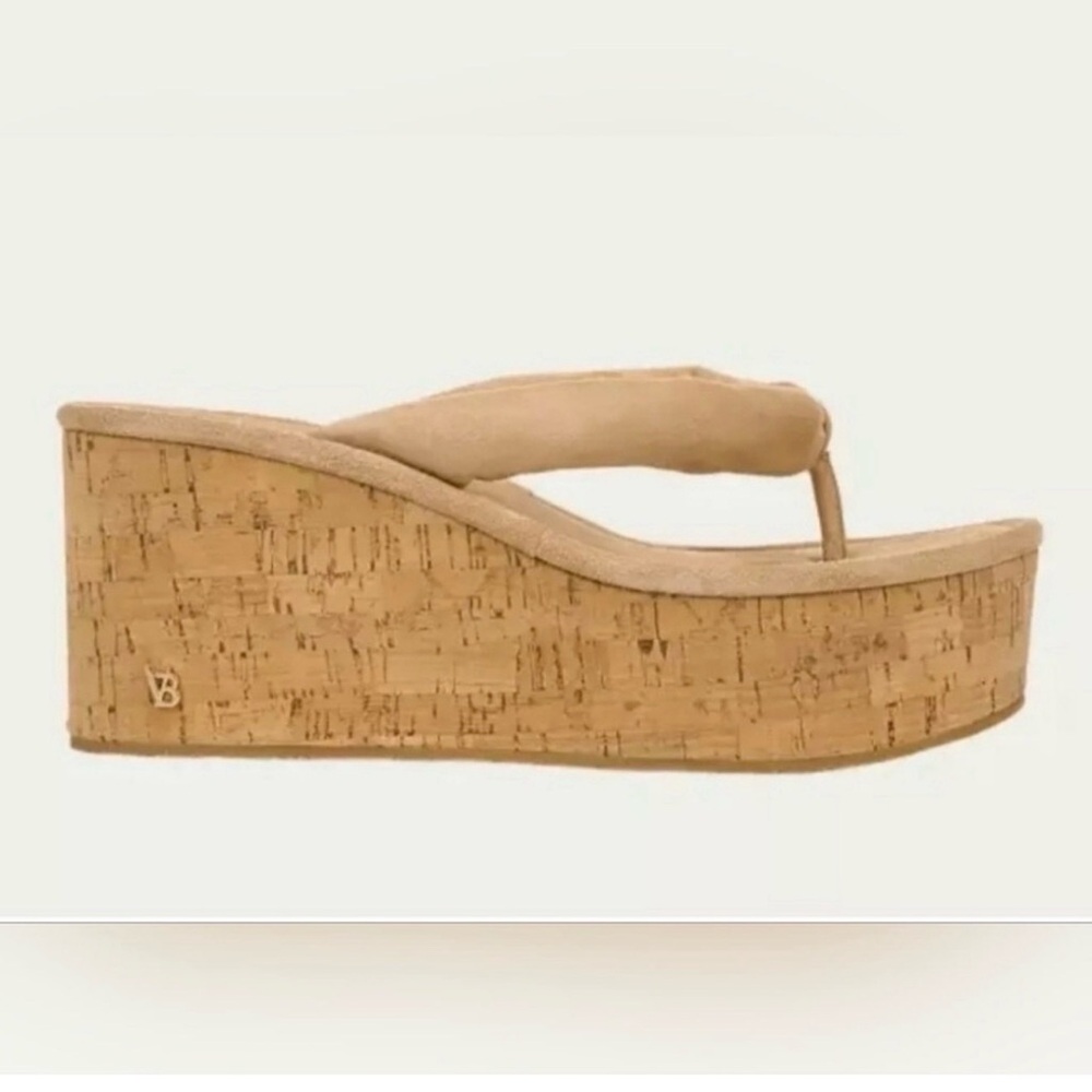 Like New Veronica Beard Geno Cork Platform Flip Flop size 8